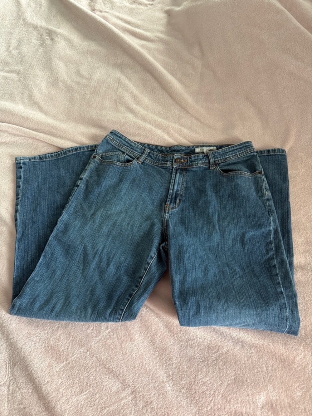 Classic Women's Blue Denim Jeans - Everyday Comfort